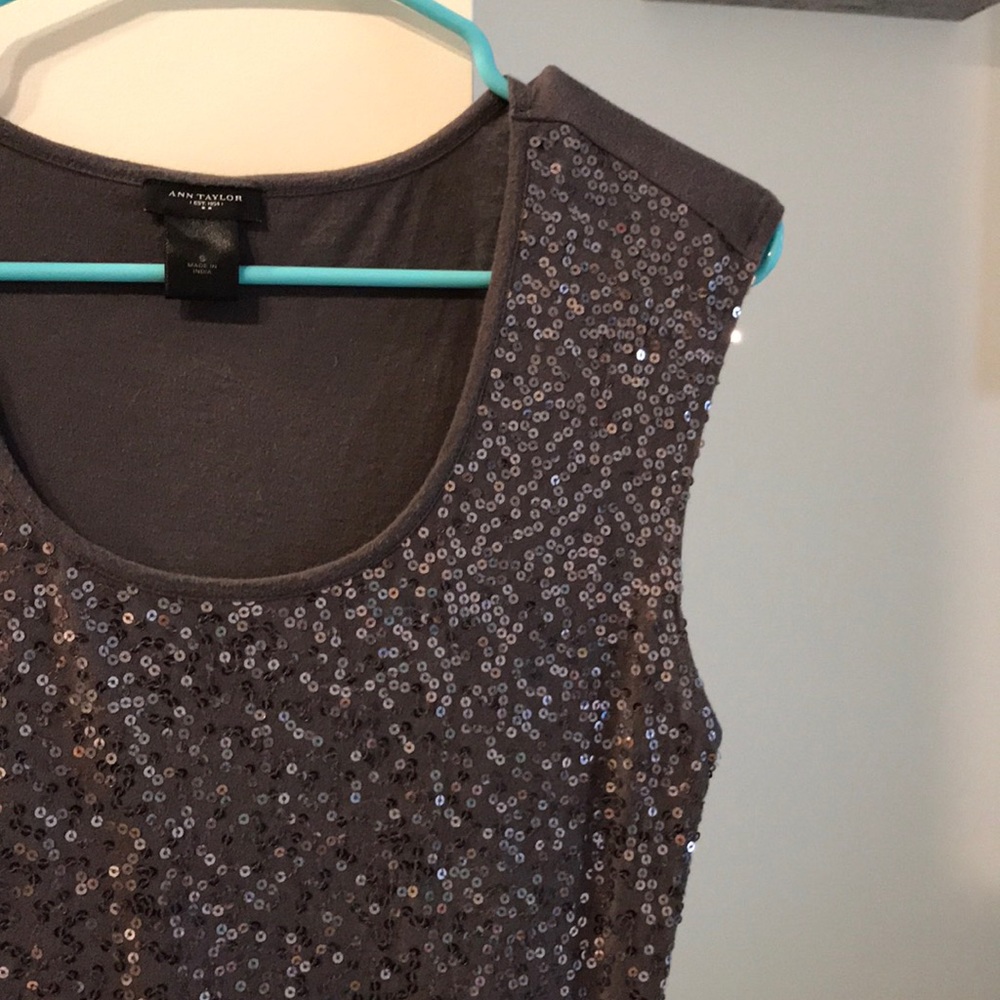 Ann Taylor Sequined Top